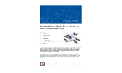Una topologia innovativa per il giro di 24 ore di PSU configurati personalizzati