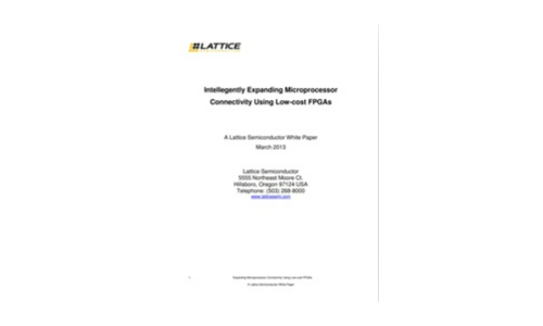 Connettività a microprocessore in espansione in modo integrante utilizzando FPGA a basso costo