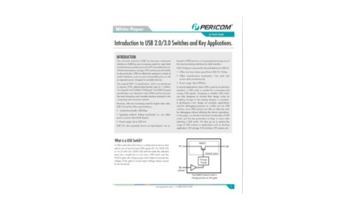 Introduzione agli switch USB 2.0/3.0 e alle applicazioni chiave.
