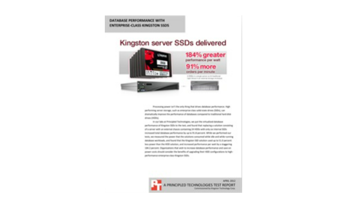 Kingston Server SSDS consegnato