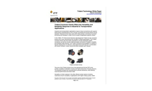 Trident Connector Family offre la versatilità e l