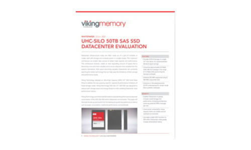 UHC-Silo 50TB SSD Valutazione del datacenter SSD