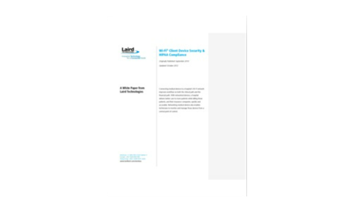 Wi-Fi © Client Device Security & HIPAA Conformance